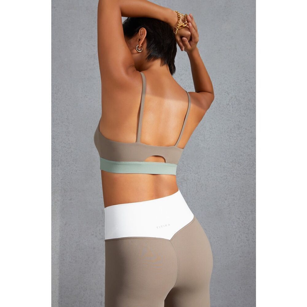 Titika Active Couture TERRENE High waist LEGGING & Bra Set Gym workout Running - Picture 3 of 8